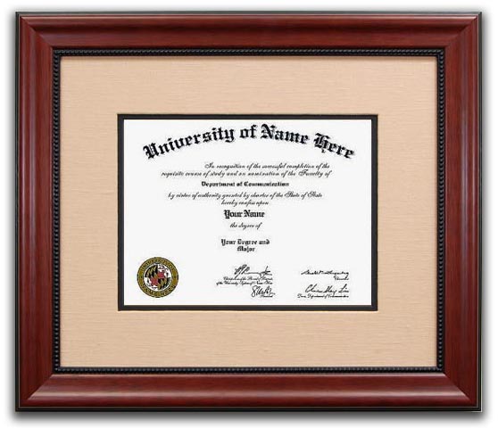 Custom Diploma Frames online FrameStore Direct